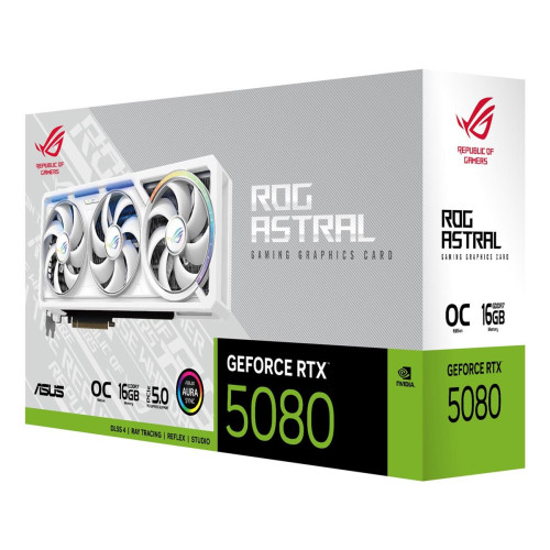 Karta graf. ASUS ROG ASTRAL RTX 5080 16GB OC WHITE-19401695