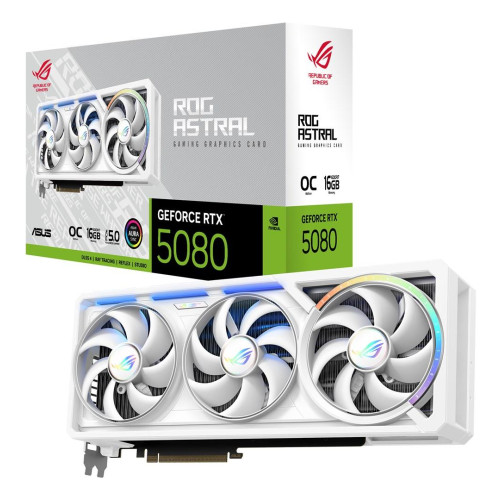 Karta graf. ASUS ROG ASTRAL RTX 5080 16GB OC WHITE-19401696