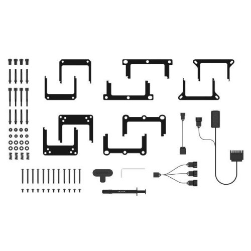 Alphacool Eisbaer Pro Aurora 360 Procesor Chłodnica cieczy all-in-one 12 cm Czarny, Biały 1 szt.-19562707