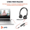 Poly Blackwire 3325 Stereo Microsoft Teams Certified USB-C Headset +3.5mm Plug +USB-C/A Adapter-19684302
