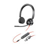 Poly Blackwire 3325 Stereo Microsoft Teams Certified USB-C Headset +3.5mm Plug +USB-C/A Adapter-19684306