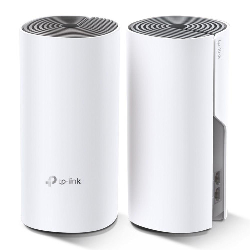 TP-Link Deco E4 (2-pack) Dual-band (2.4 GHz/5 GHz) Wi-Fi 5 (802.11ac) Biały, Szary Wewnętrzne-19666570