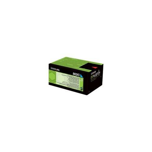 RETURN PROGRAM TONER CARTRIDGE/802C CYAN 1K PGS F CX310410