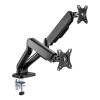 Techly 362138 Uchwyt biurkowy obrotowy na 2 Monitory LCD 17-32