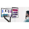 Techly 362138 Uchwyt biurkowy obrotowy na 2 Monitory LCD 17-32