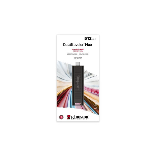 Kingston Technology DataTraveler Max pamięć USB 512 GB USB Type-C 3.2 Gen 2 (3.1 Gen 2) Czarny-19882805