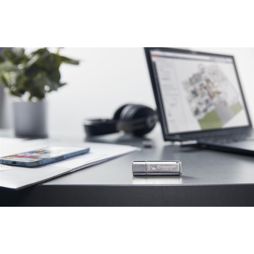 Kingston Technology IronKey Locker+ 50 pamięć USB 128 GB USB Typu-A 3.2 Gen 1 (3.1 Gen 1) Srebrny-19882822