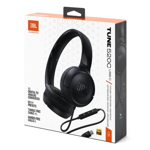 Słuchawki nauszne JBL Tune520C USB-C Black-19884181