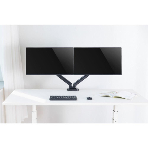 Techly 362138 Uchwyt biurkowy obrotowy na 2 Monitory LCD 17-32