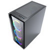 GEMBIRD OBUDOWA FORNAX 1500RGB MIDI-TOWER (2X USB 3.0, HD AUDIO, 4X FAN, PRZEZROCZYSTY PANEL BOCZNY) CZARNA-1991759