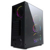 GEMBIRD OBUDOWA FORNAX 1500RGB MIDI-TOWER (2X USB 3.0, HD AUDIO, 4X FAN, PRZEZROCZYSTY PANEL BOCZNY) CZARNA-1991762