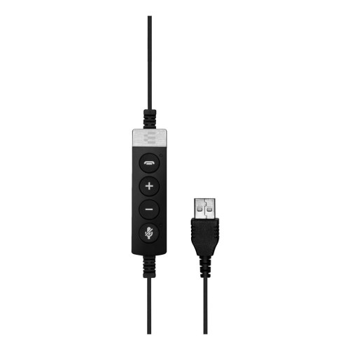 EPOS IMPACT SC 260 USB MS II Zestaw słuchawkowy Przewodowa Opaska na głowę Biuro/centrum telefoniczne USB Typu-A Czar