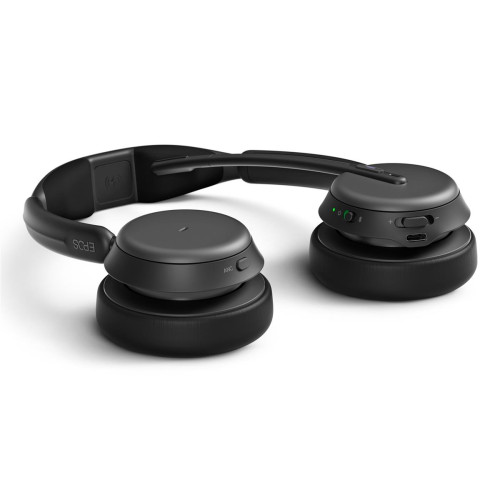 Zestaw słuchawkowy Bluetooth ANC z ładowarką EPOS IMPACT 1061T, z hybrydową aktywną redukcją szumów (ANC), kompat