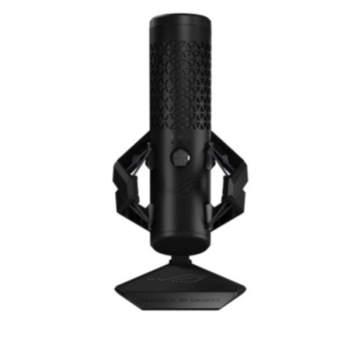 ASUS ROG Carnyx USB Gaming Microphone (25mm condenser capsule, 192kHz/24-bit, cardioid, high-pass filter, built-in pop filter, metal shock mount, one-