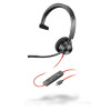 POLY Jednouszny zestaw słuchawkowy Blackwire 3310 USB-C + przejściówka USB-C/A-20155804