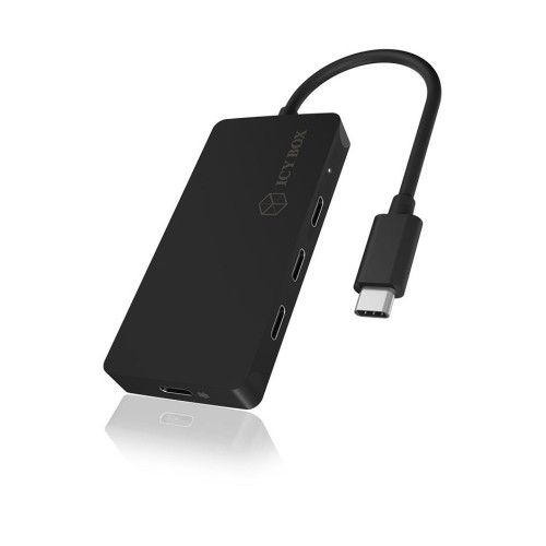 ICY BOX IB-HUB1429-CPD USB 3.2 Gen 2 (3.1 Gen 2) Type-C 10000 Mbit/s Czarny-20109477