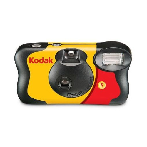 Kodak Aparat Jednorazowy Fun Saver, Aparat Cyfrowy, ISO 400, 27 zdjęć + FLASH z filmem kolorowym i lampą błyskową.