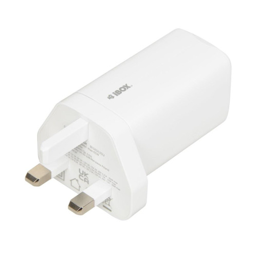 ŁADOWARKA SIECIOWA I-BOX C-65 GAN PD65W KABEL, BIAŁA-20236127