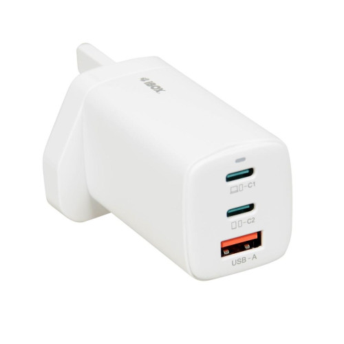 ŁADOWARKA SIECIOWA I-BOX C-65 GAN PD65W KABEL, BIAŁA-20236131