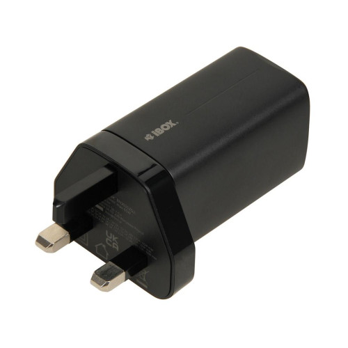 ŁADOWARKA SIECIOWA I-BOX C-65 GAN PD65W KABEL, CZARNA-20236134