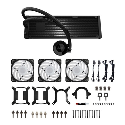 In Win IW-LC-MR36 system chłodzenia komputerów Procesor Zestaw do chłodzenia płynami 12 cm Czarny-20273857