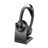 Zestaw słuchawkowy POLY Voyager Focus 2 USB-C-C z przejściówką USB-C/A i podst. ładującą-20328373