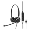EPOS IMPACT SC 660 USB ML Zestaw słuchawkowy Przewodowa Opaska na głowę Połączenia/muzyka USB Typu-A Czarny, Srebrn