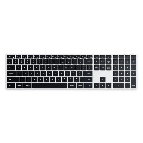 Satechi Slim X3 - klawiatura z układem numerycznym Bluetooth do czterech urządzeń USB-C (silver)