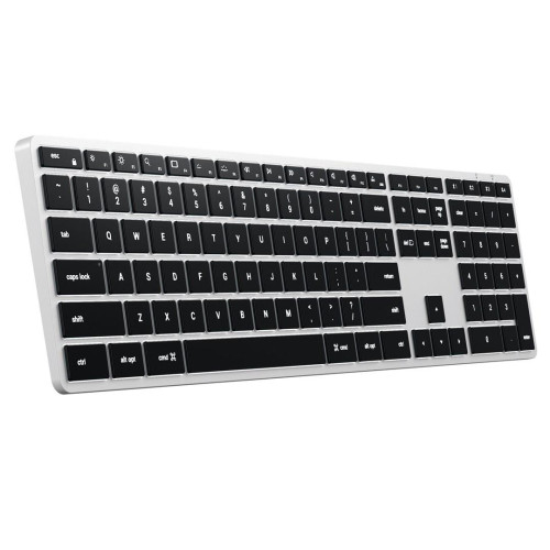 Satechi Slim X3 - klawiatura z układem numerycznym Bluetooth do czterech urządzeń USB-C (silver)-20339404
