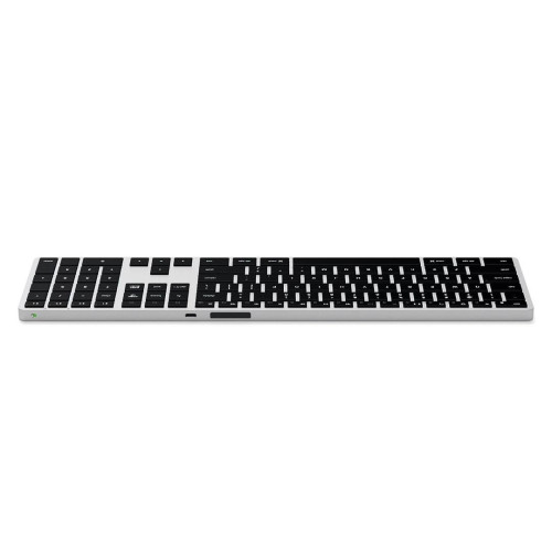 Satechi Slim X3 - klawiatura z układem numerycznym Bluetooth do czterech urządzeń USB-C (silver)-20339407