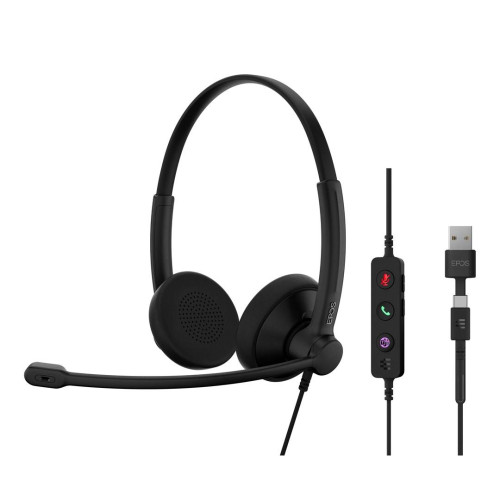 Słuchawki EPOS IMPACT 100 MS Stereo USB-C+A Headset Teams zertifiztiert - Headset - Stereo (1001421)-20339949