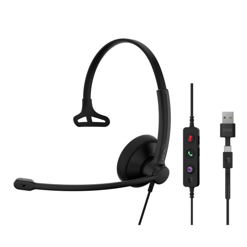 Zestaw słuchawkowy IMPACT 100 MS Mono USB-C+A - Headset Mono-20339985