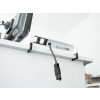 Bachmann DESK 2 Gniazdo stołowe 3-drożne, kolor: Inox-20420883