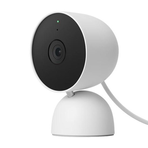 Sieciowa kamera bezpieczeństwa wewnętrzna Google Nest Cam - kolorowa (dzień i noc) - 2 MP - 1920 x 1080 - 1080p - audio - bezprzewodowa - Wi-Fi - H.26