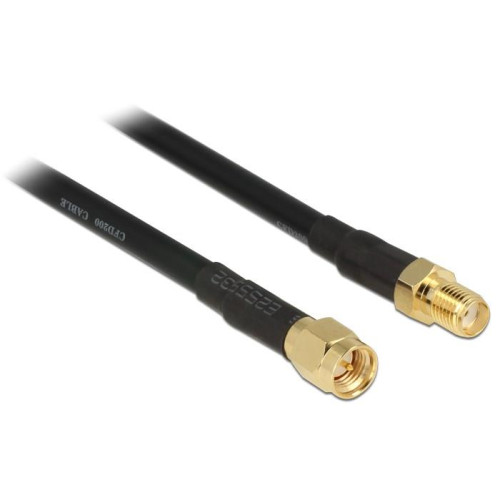 Antena Przedłużacz kablowy Delock CFD200 - 15 m - czarny