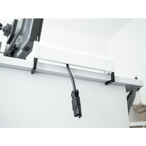 Bachmann DESK 2 Gniazdo stołowe 3-drożne, kolor: Inox-20420885