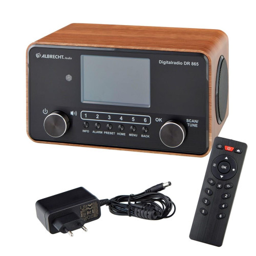 Radio cyfrowe Albrecht DR 865 Senior, drewno-20429730