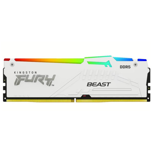 16GB DDR5-6000MT/S CL36 DIMM/FURY BEAST WHITE RGB EXPO
