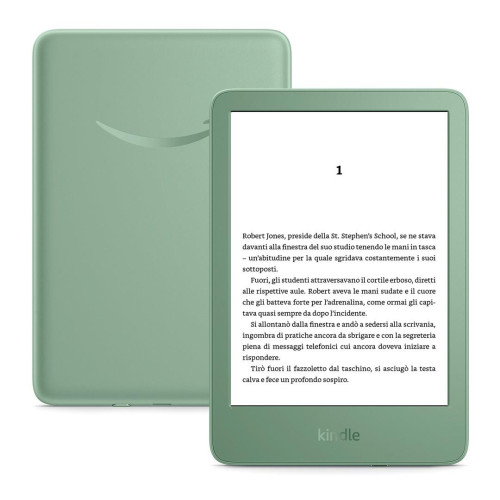 Ebook New Kindle (11th Generation) - 2024 release 6” glare-free 16GB Wi-Fi (Ad-supported) Matcha