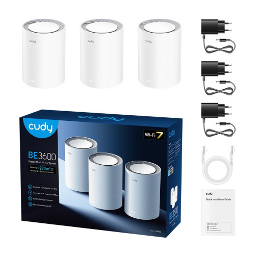 CUDY M3600(3-Pack) Dwuzakresowy BE3600-20593352