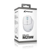 Mysz optyczna OFFICEPAL M25W WHITE/WIRELESS OPTICAL MOUSE 4.000 DPI-20655325