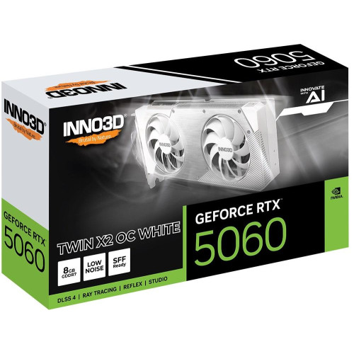Karta graf. INNO3D RTX 5060 Twin X2 OC 8GB WHITE-20621061