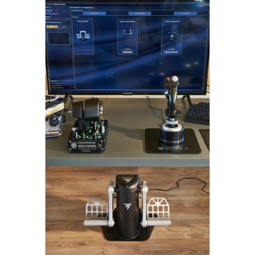 Thrustmaster TPR Rudder Czarny, Srebrny USB Flight Sim Analogowy PC-20636509