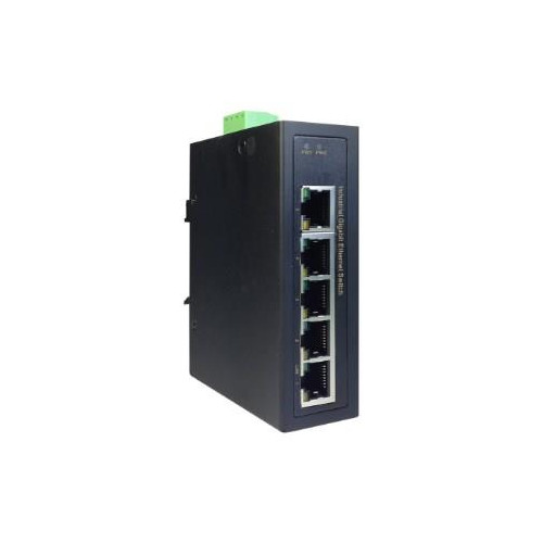 Przemysłowy 5-portowy przełącznik Gigabit