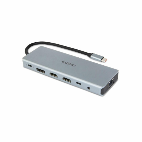 DICOTA D32065 huby i koncentratory USB 3.2 Gen 1 (3.1 Gen 1) Type-C Srebrny-20644279