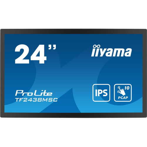 iiyama 23,8-calowy, 10-punktowy monitor dotykowy PCAP Open Frame z technologią panelu IPS, szklaną konstrukcją od kra