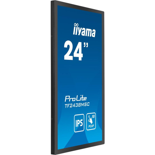 iiyama 23,8-calowy, 10-punktowy monitor dotykowy PCAP Open Frame z technologią panelu IPS, szklaną konstrukcją od kra