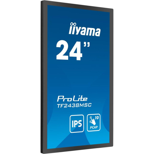 iiyama 23,8-calowy, 10-punktowy monitor dotykowy PCAP Open Frame z technologią panelu IPS, szklaną konstrukcją od kra