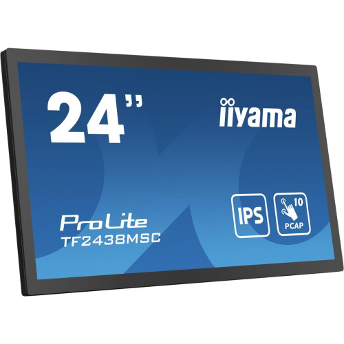 iiyama 23,8-calowy, 10-punktowy monitor dotykowy PCAP Open Frame z technologią panelu IPS, szklaną konstrukcją od kra