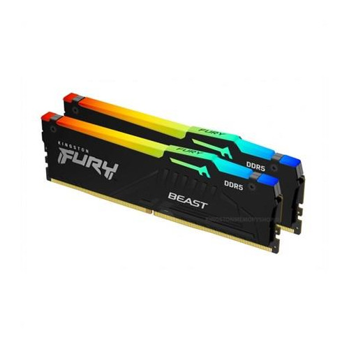 Kingston Technology FURY Beast RGB moduł pamięci 32 GB 2 x 16 GB DDR5 5200 MT/s